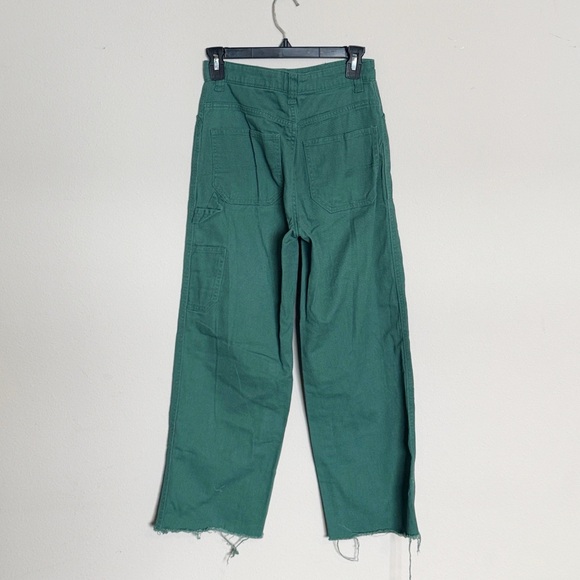 H&M Green Raw Hem Cotton Jeans - Picture 2 of 7